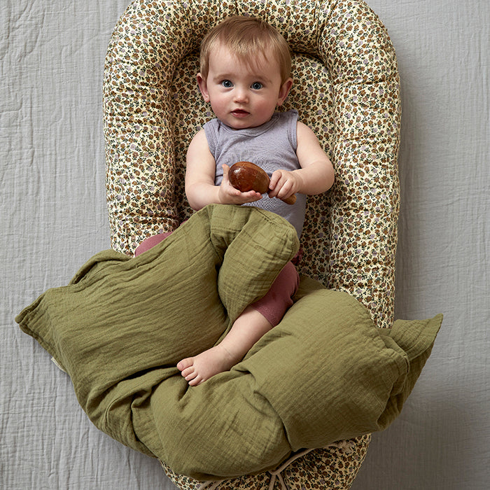 Padded Baby Nest - Elegant Baby Nest - Deluxe Baby Pod - Baby cacoon –  Little Jax